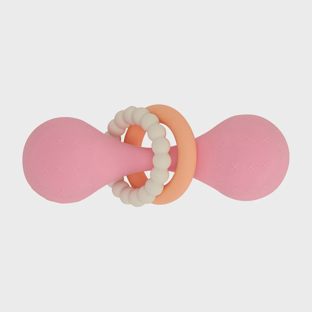 Silicone Dumbbell Rattle