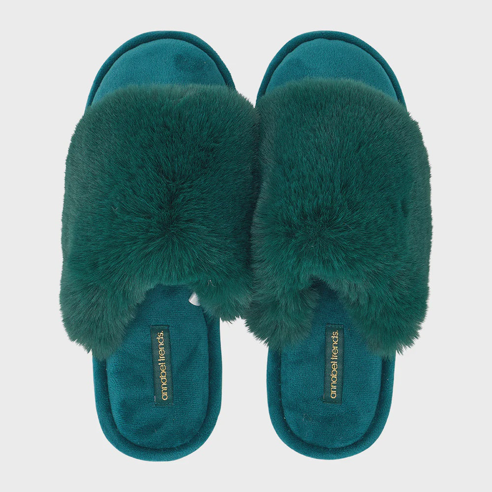 Emerald Cosy Luxe Slippers