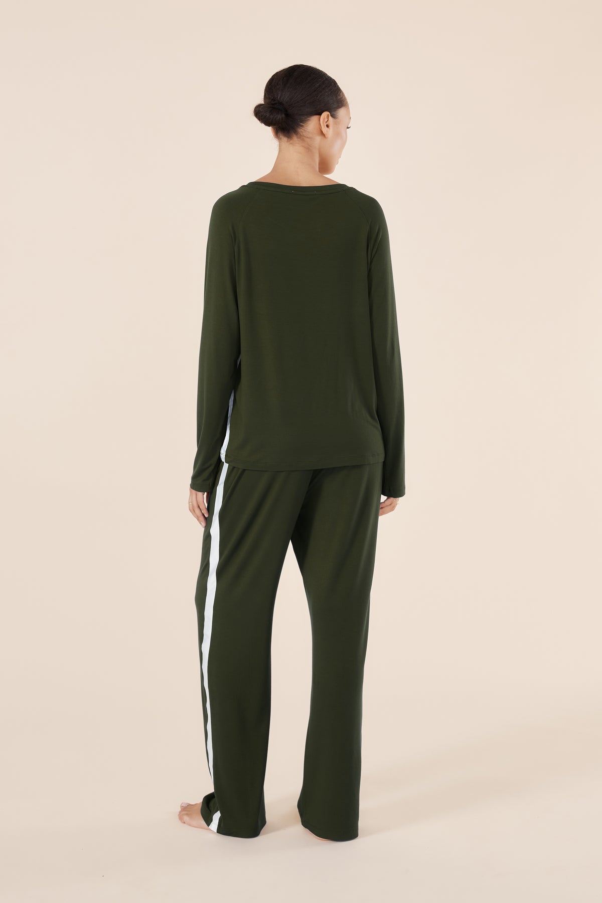 Anya  Bamboo Sport Pj - Forest Green