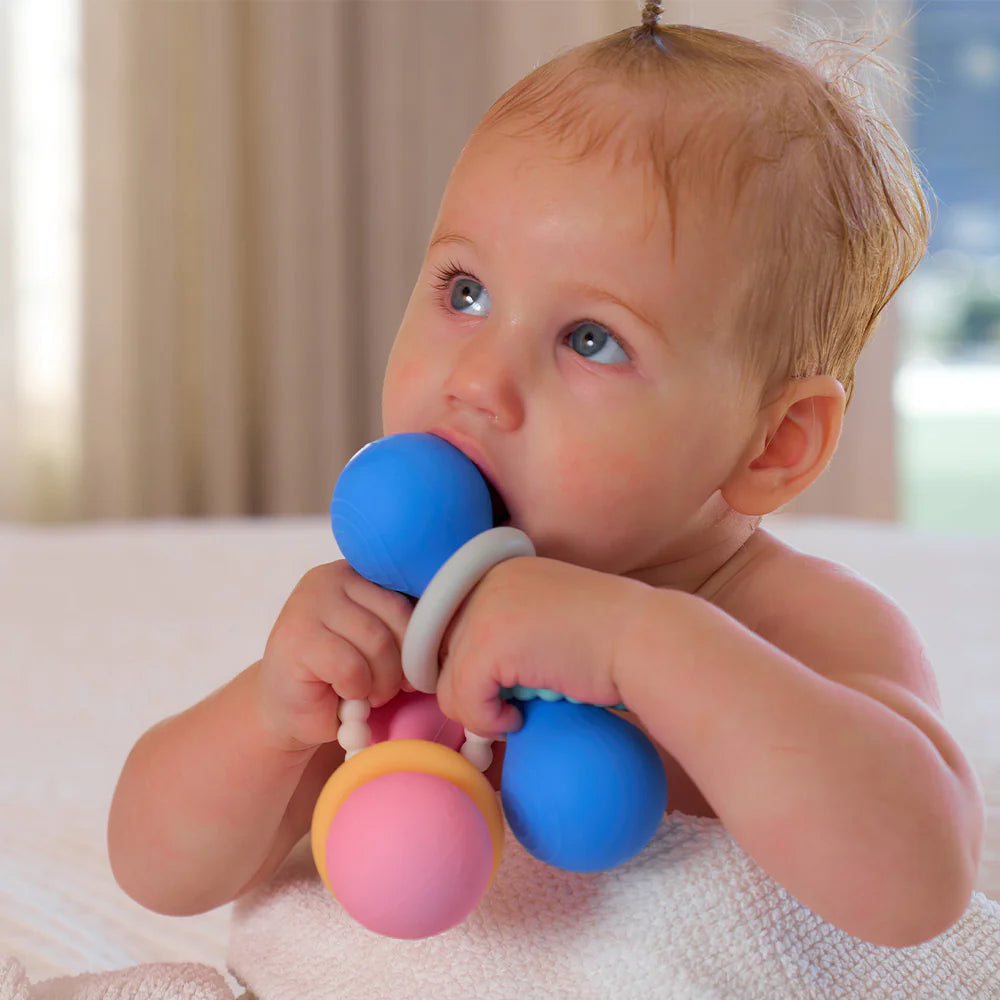 Silicone Dumbbell Rattle