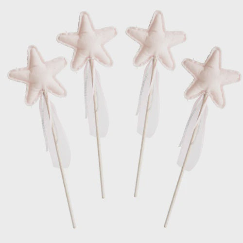 Amelie Star Wand - Pink Linen