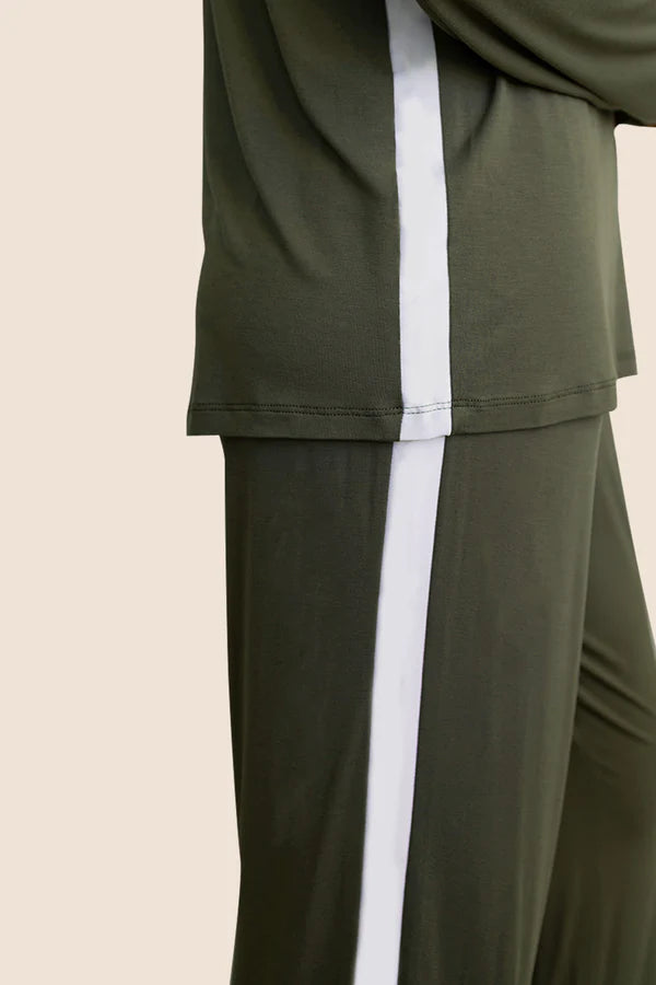 Anya  Bamboo Sport Pj - Forest Green