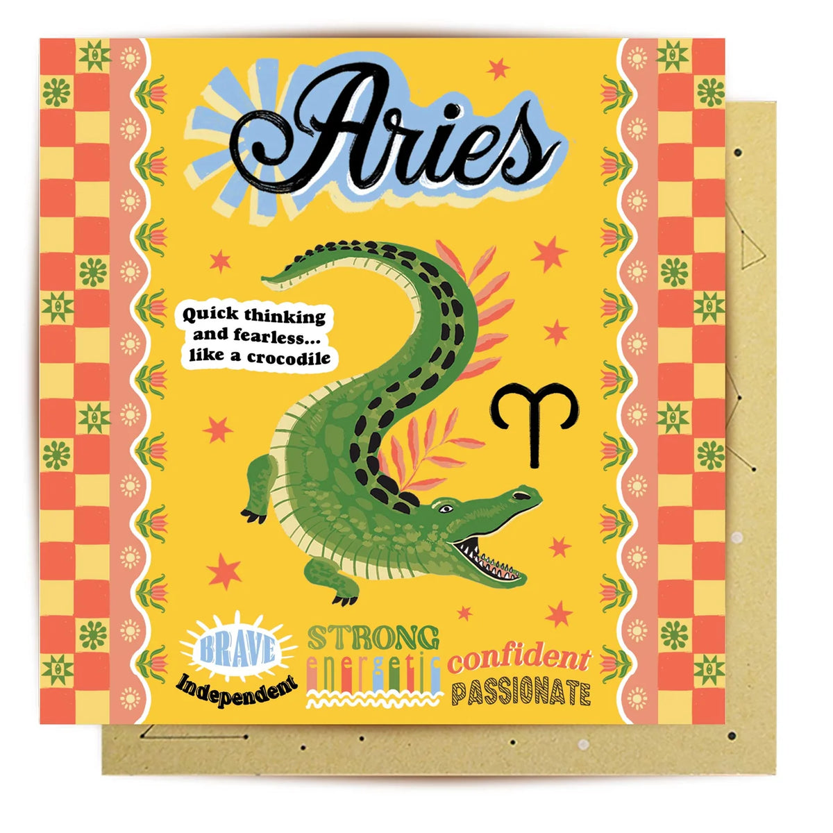 Aries - Greeting Card