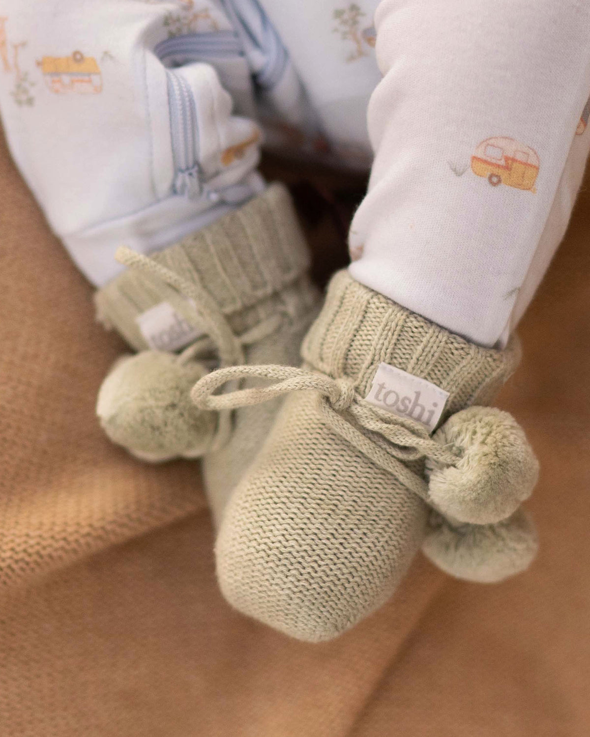 Organic Booties Toshi Marley - Newborn 000