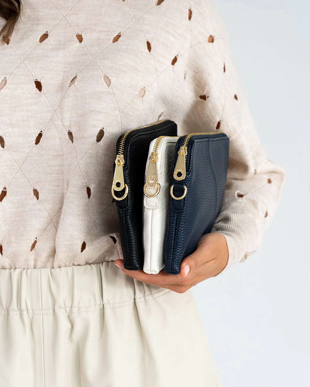 Bowery Crossbody Wallet - French Navy