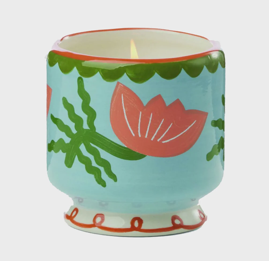 Flower Ceramic Candle - Cactus Flower