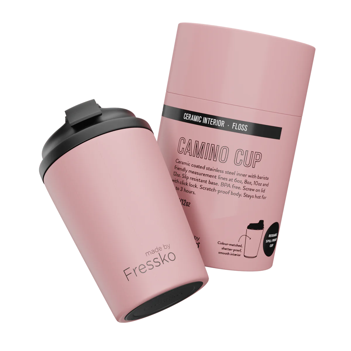 Fressko Resuable Cup - Floss - Ceramic Lining