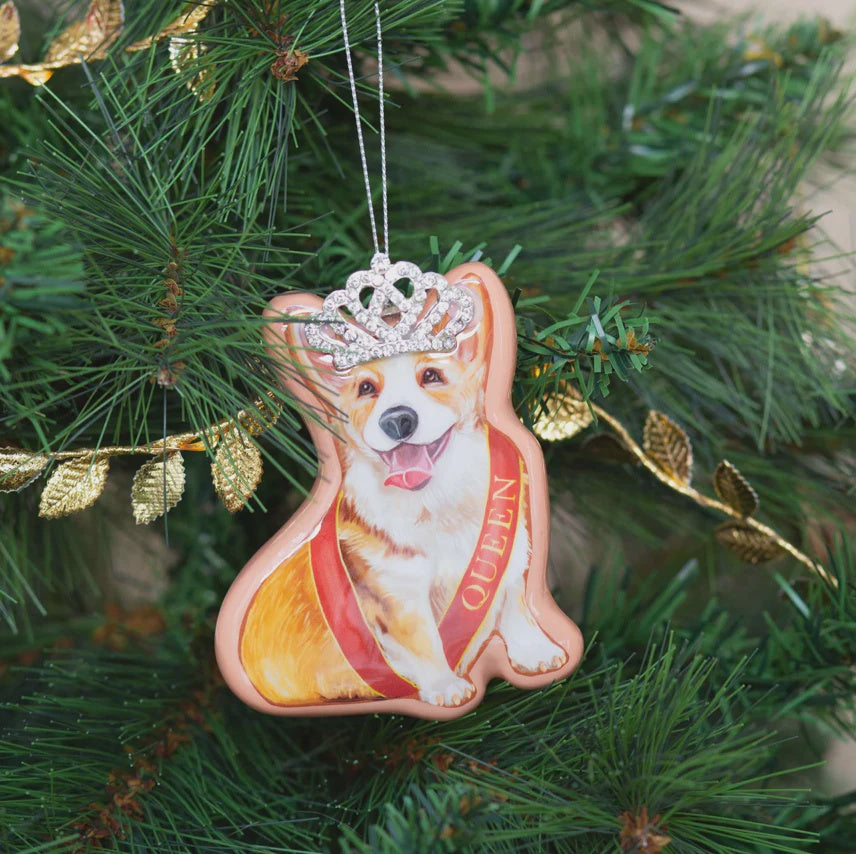 3D Bauble Corgi Queen Sash