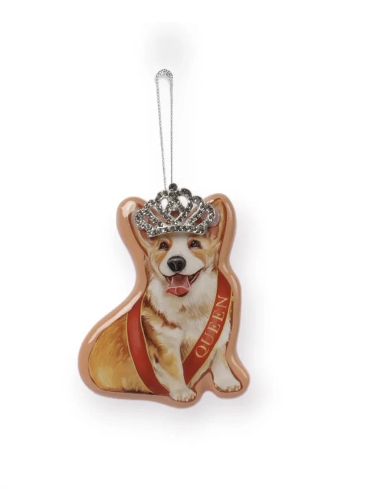 3D Bauble Corgi Queen Sash