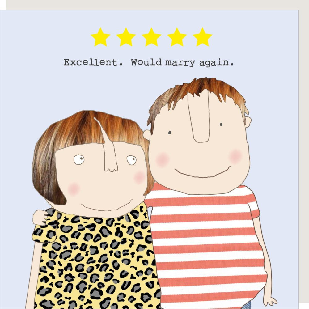 five star love - Greeting Card