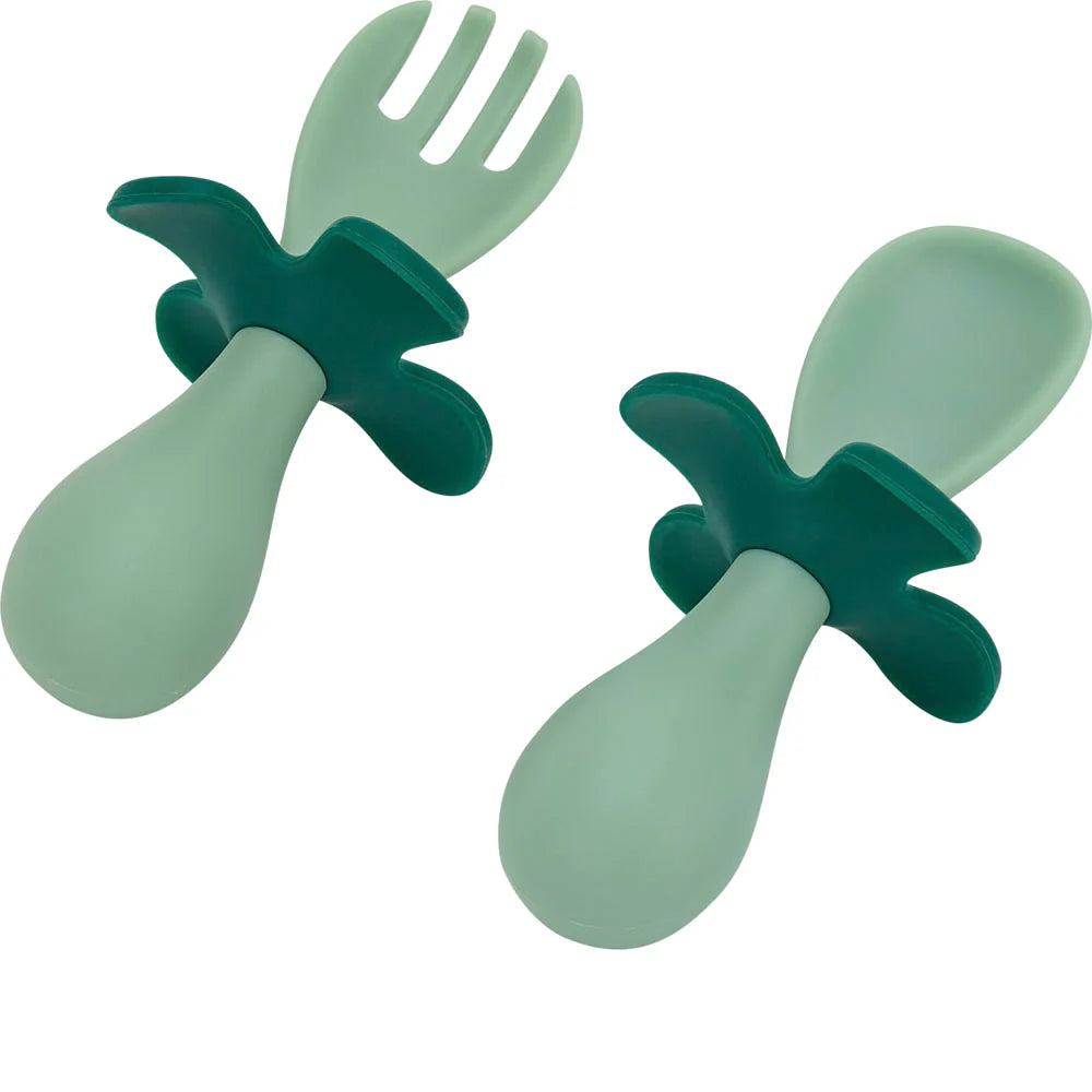 FLOWER FORK AND SPOON