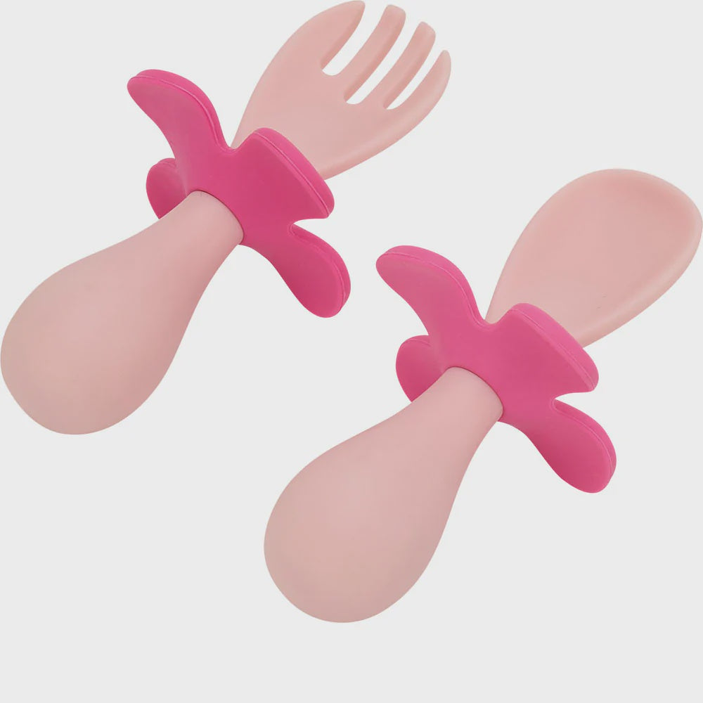 FLOWER FORK AND SPOON