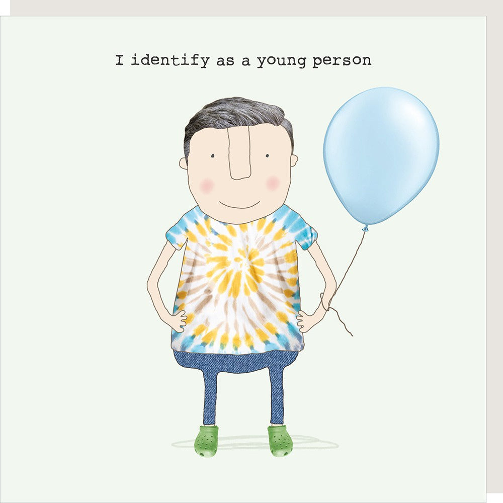 I Identify as a Young Person - Greeting Card