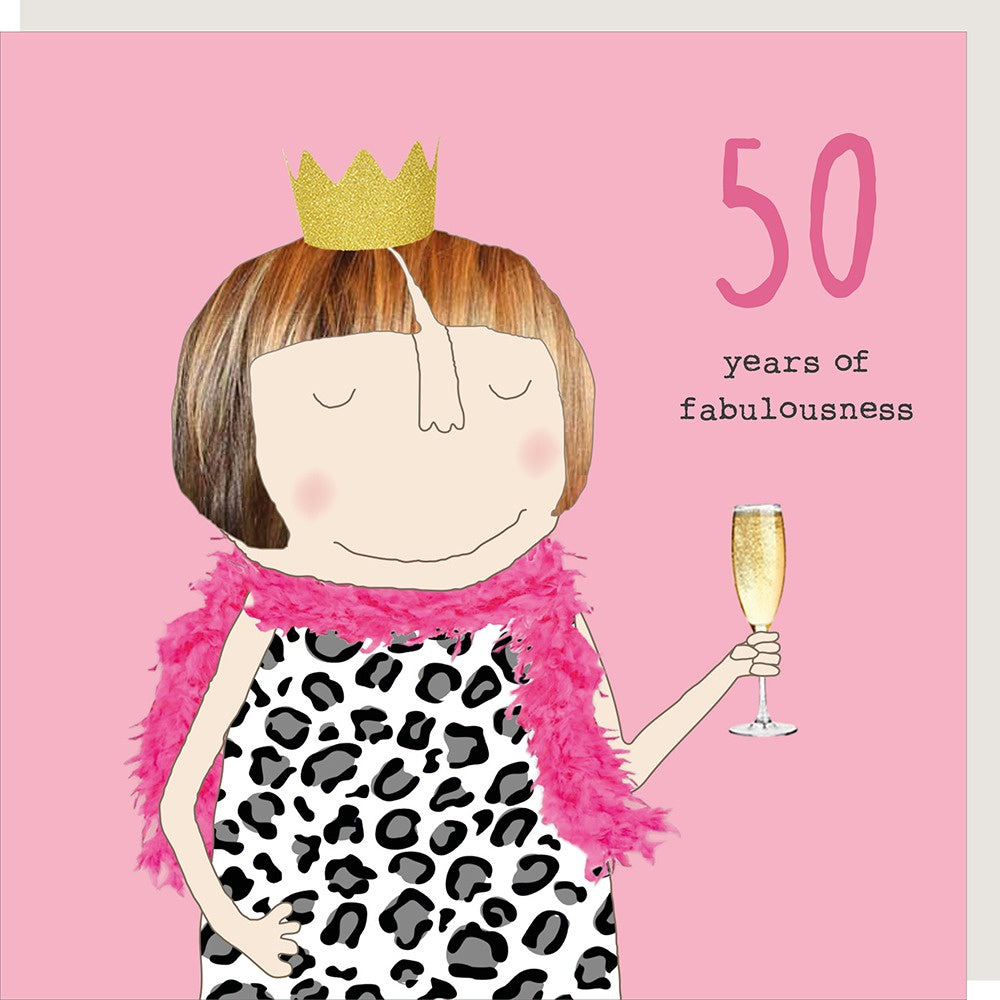 50 years of Fabulousness - Greeting Card