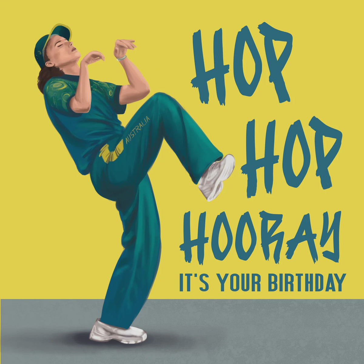 Hop Hop Hooray Greeting Card