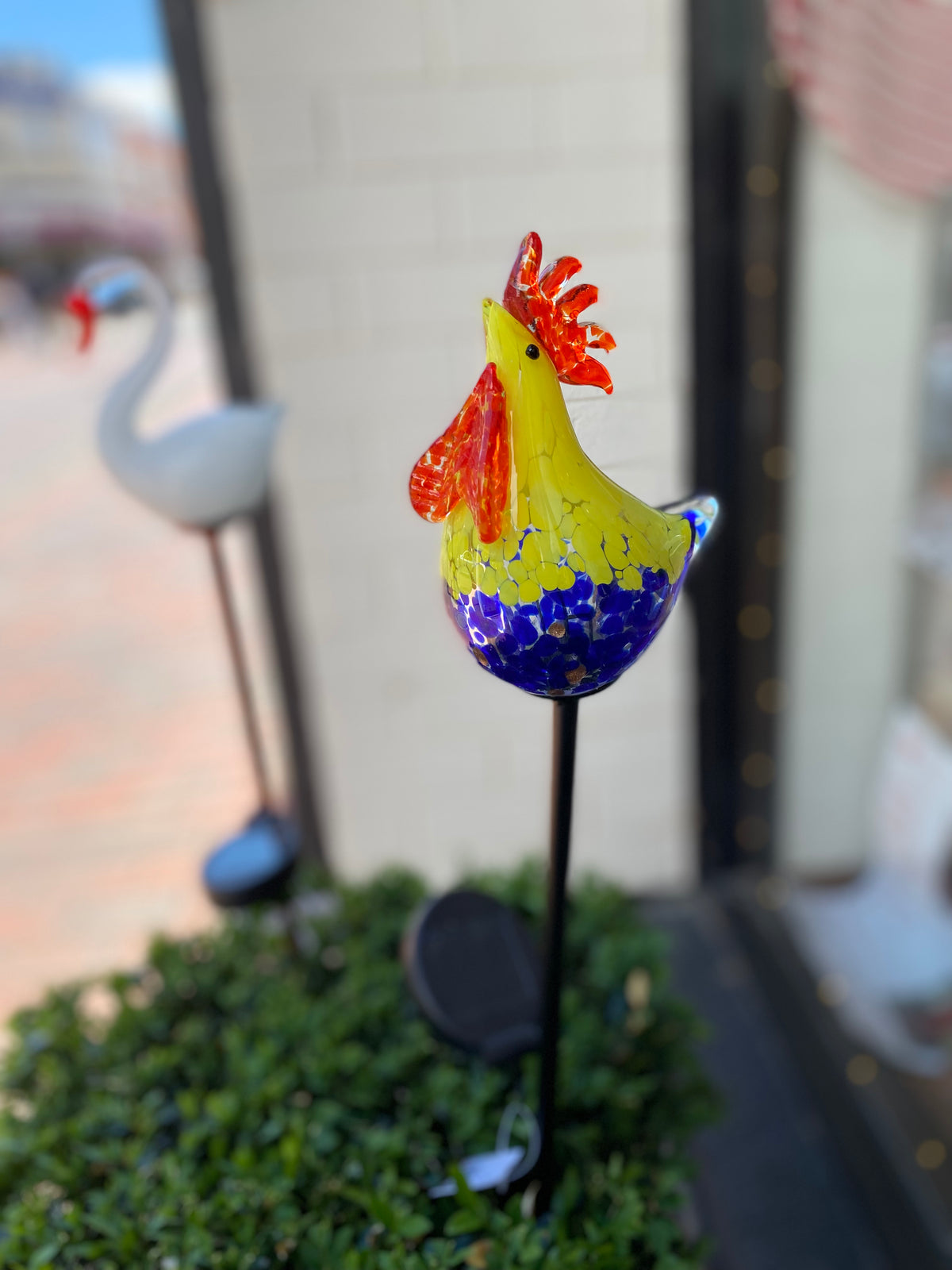 Solar Rooster Garden Light