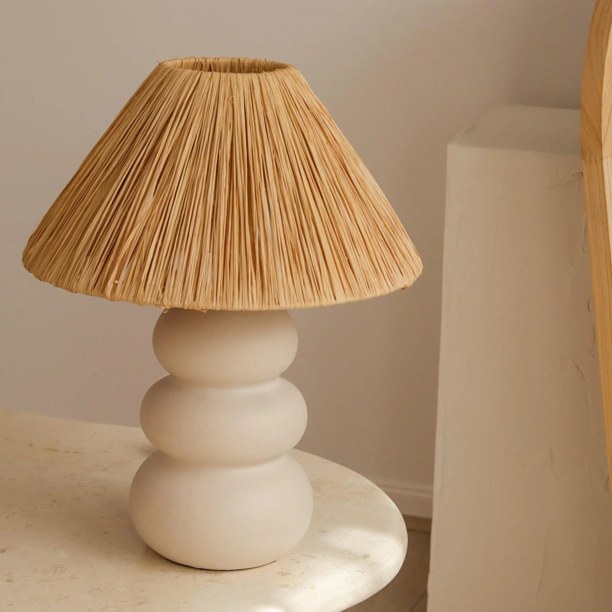 Sofia Raffia Table Lamp