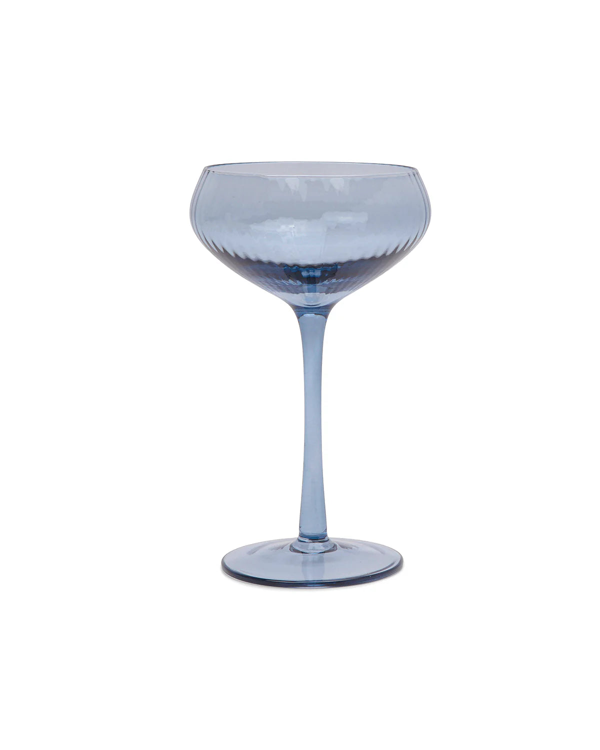 The Lou Coupe Glass - Set of 2 Blue