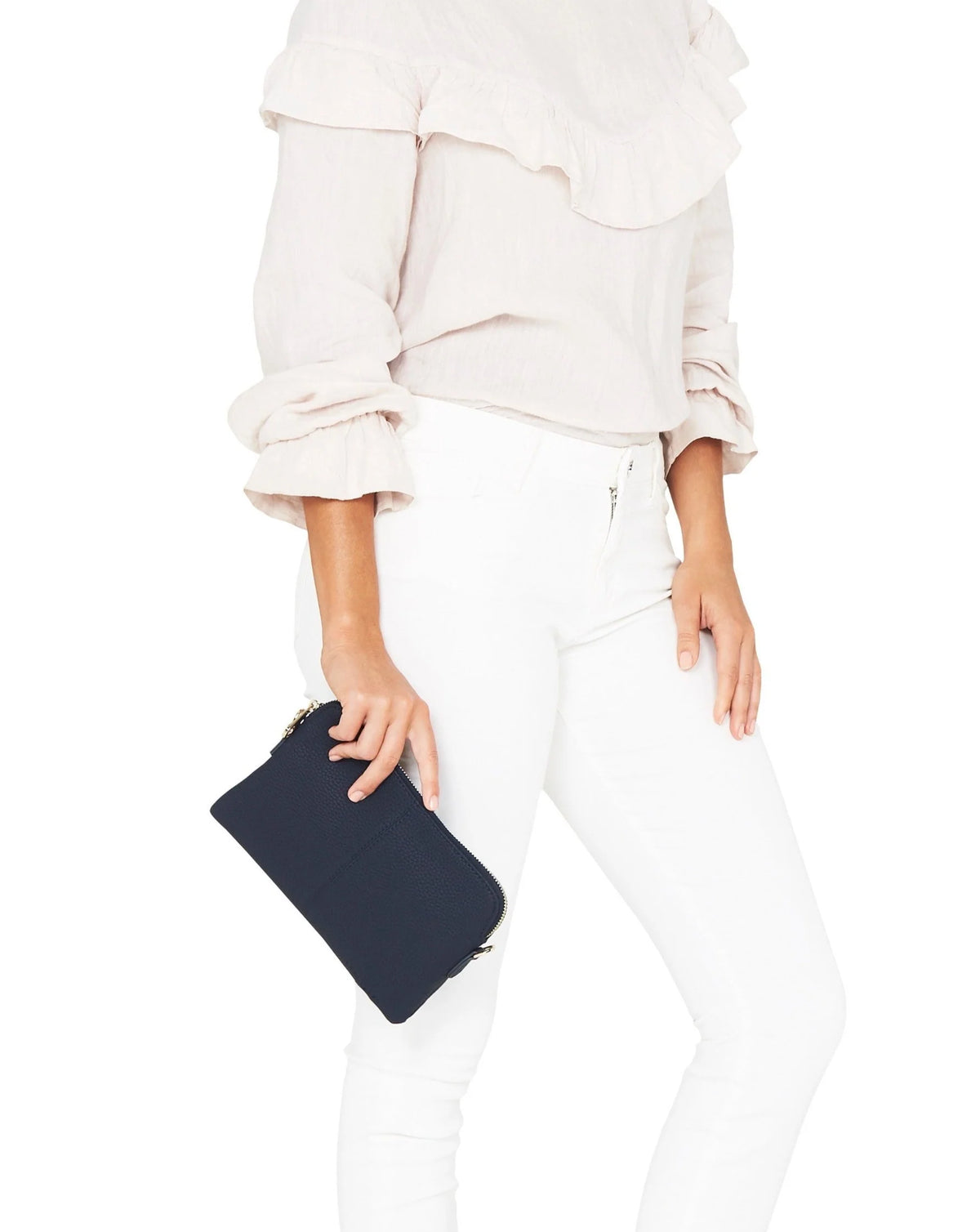 Bowery Crossbody Wallet - French Navy