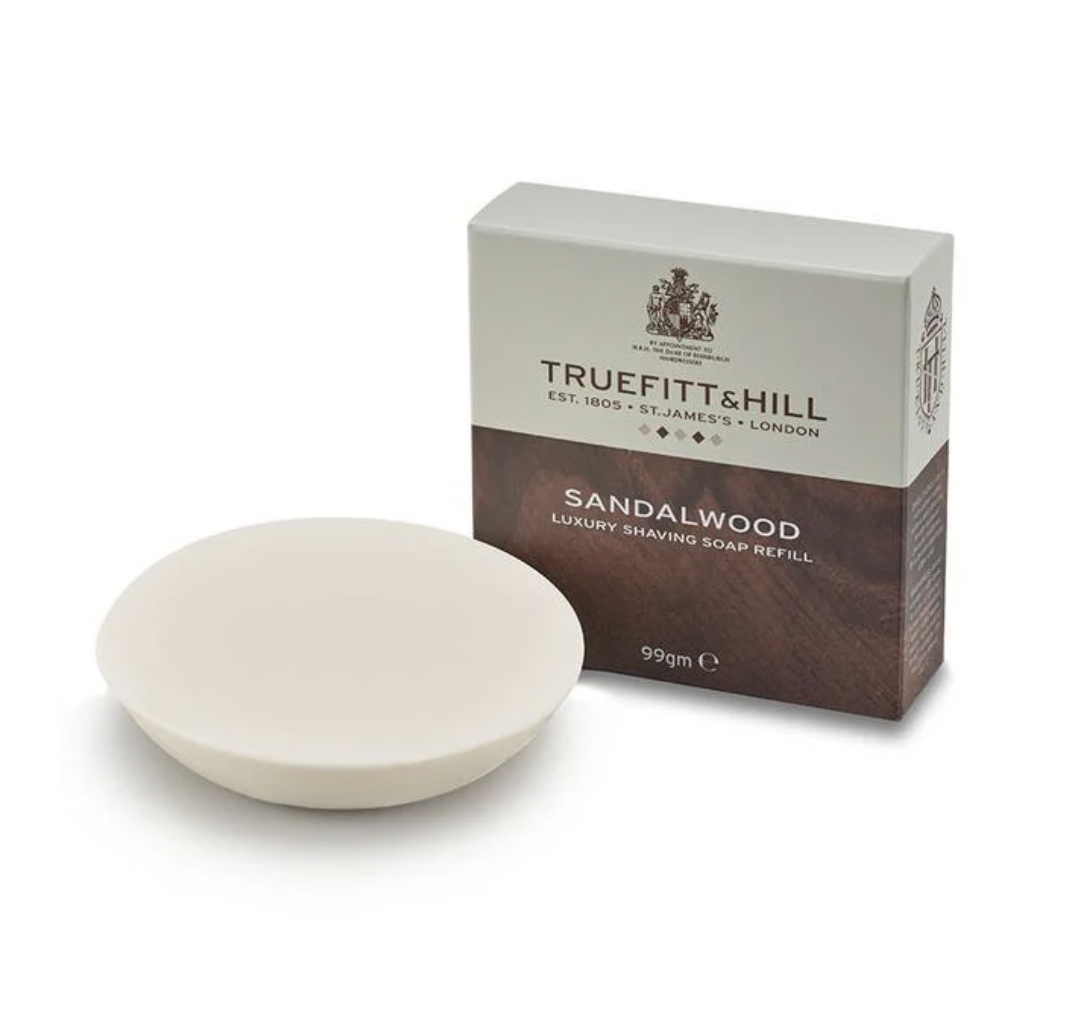 Sandalwood Shaving Soap Refill for Bowl - Truefitt &amp; Hill