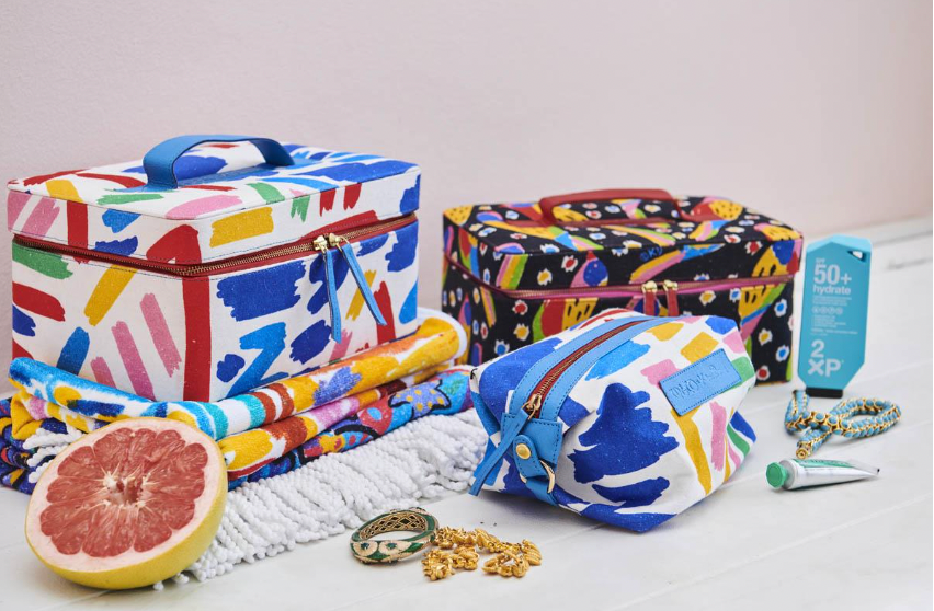 Kip&amp;Co X Ken Done Parrot Party Toiletry Bag