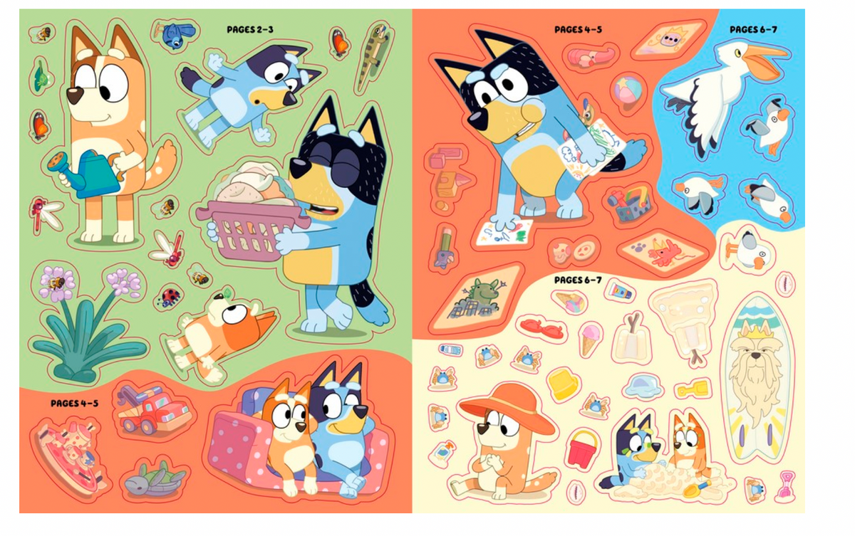 Bluey - Let&#39;s Stick - Sticker Book