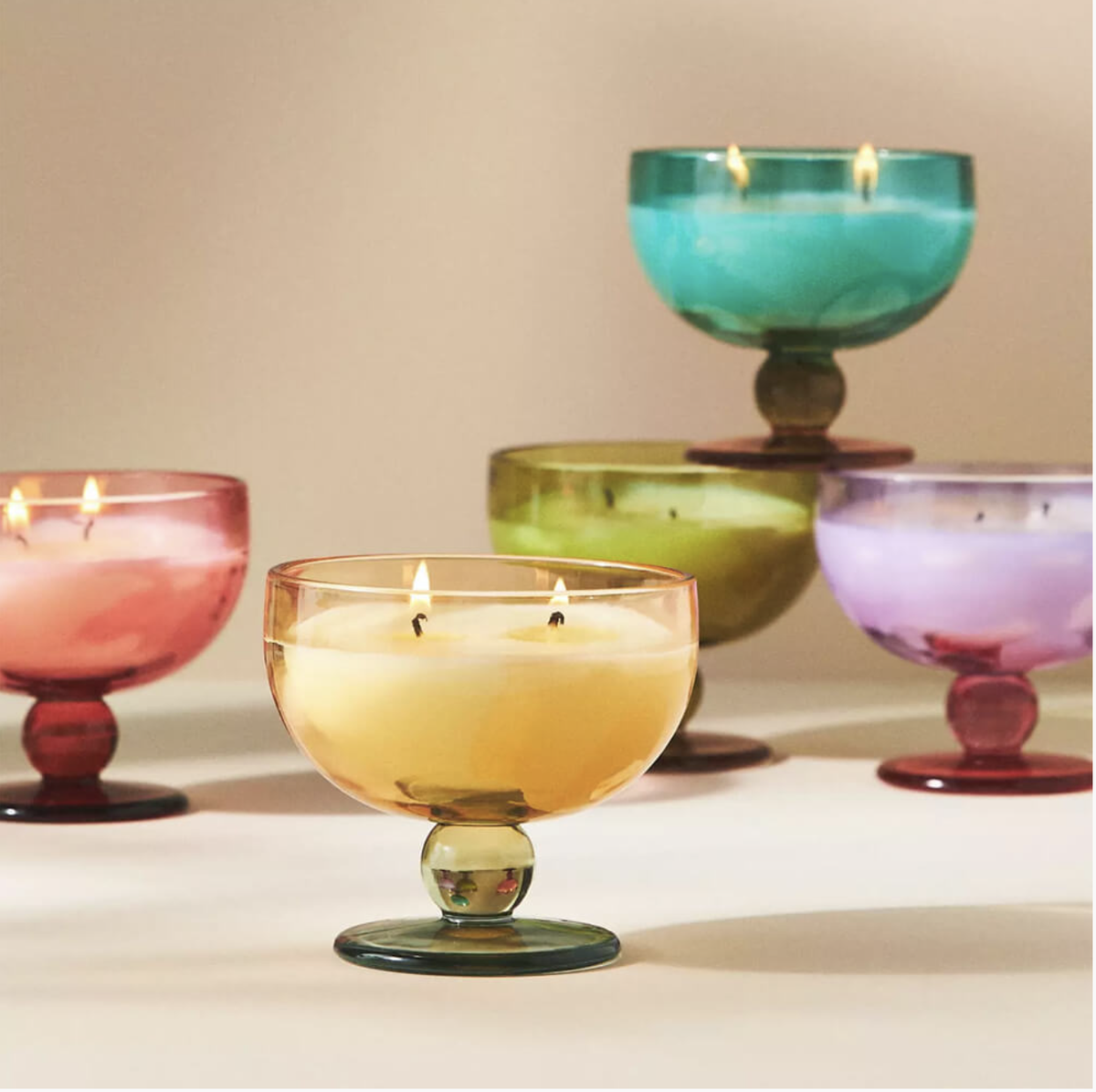 Cocktail  Goblet Candles