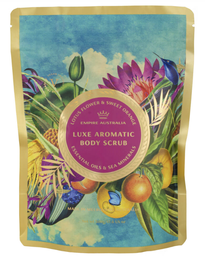 Sapphire Coast Lotus Flower &amp; Sweet Orange Body Scrub 500gm