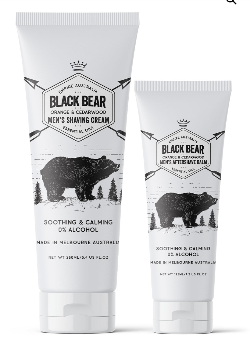 Black Bear Shaving Set