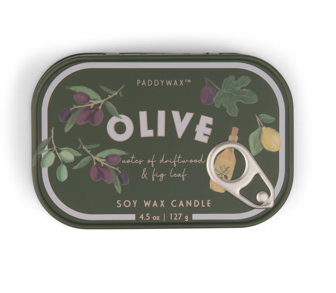 Bistro Tin Candle - Olives