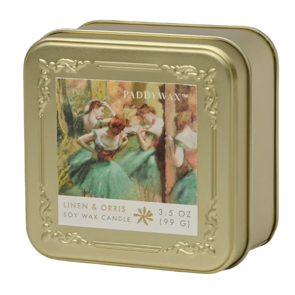 Impressionist Tin Candle - Degas Dancers