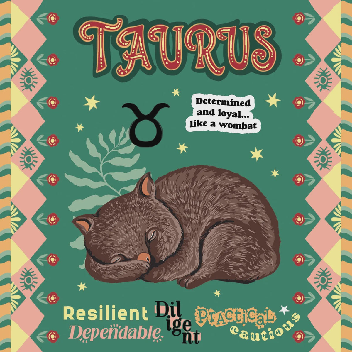 Taurus - Greeting Card