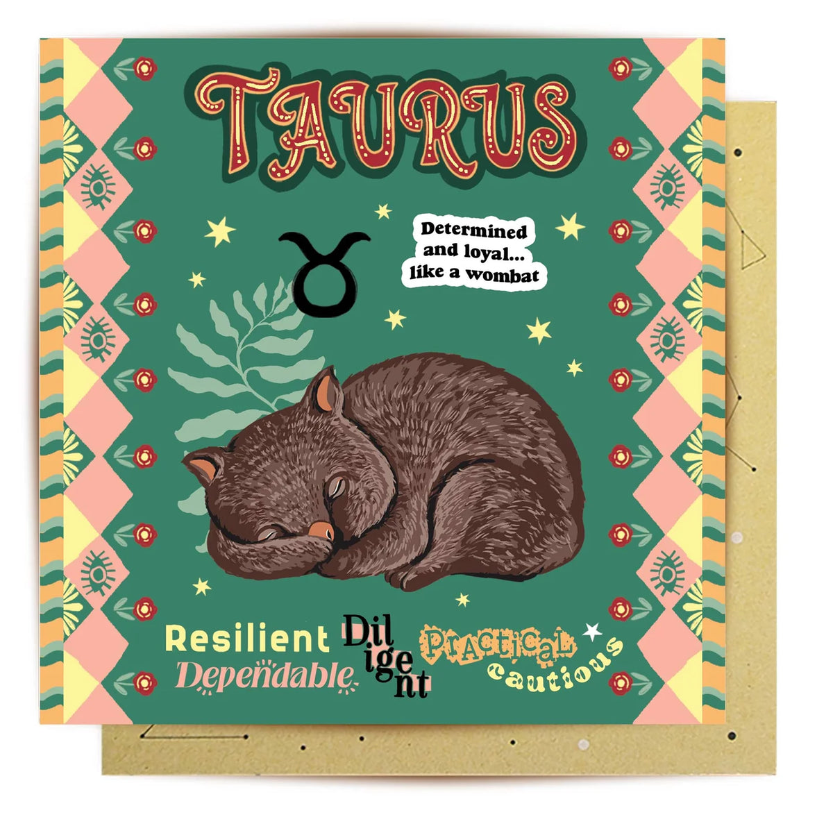 Taurus - Greeting Card