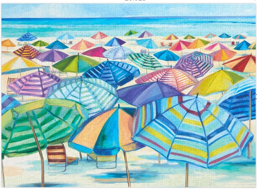 Umbrella Beach Jigsaw Puzzle 1000pce