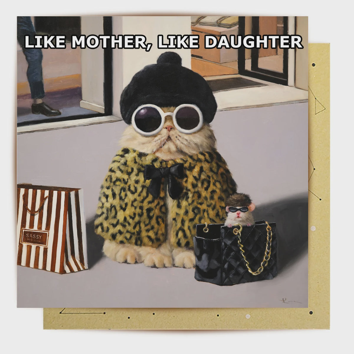 Like Mother, Like Daughter - Greeting Card