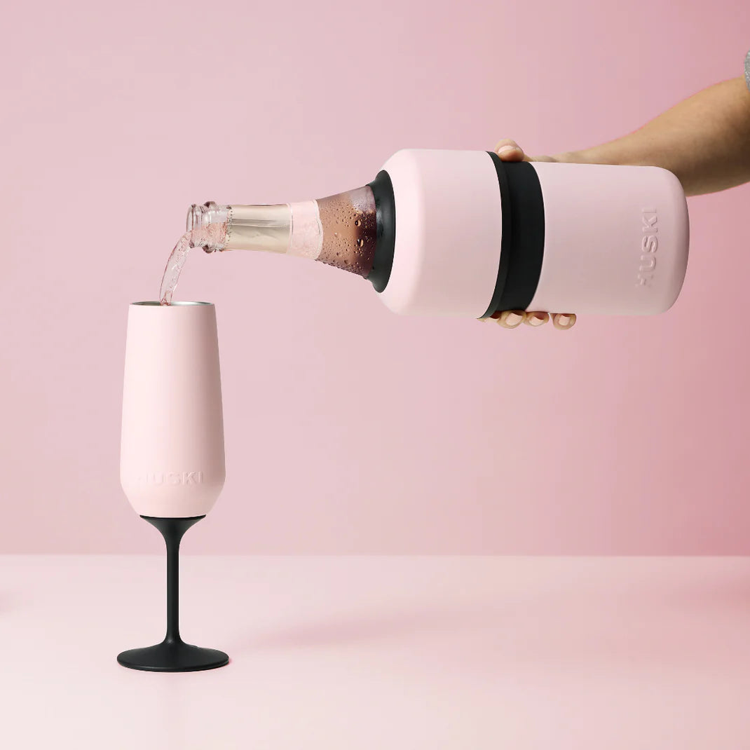 Huski Champagne Flute -  Powder Pink