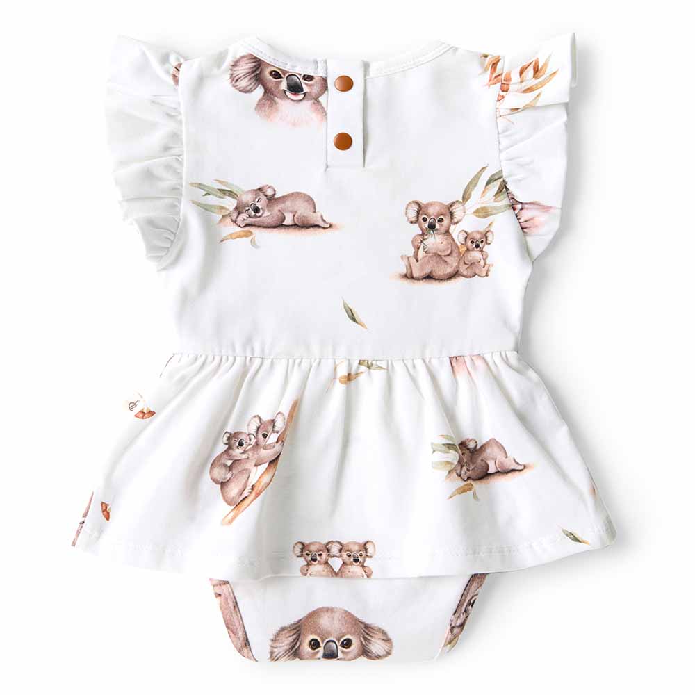 Koala Short Sleeve  Frill Dress