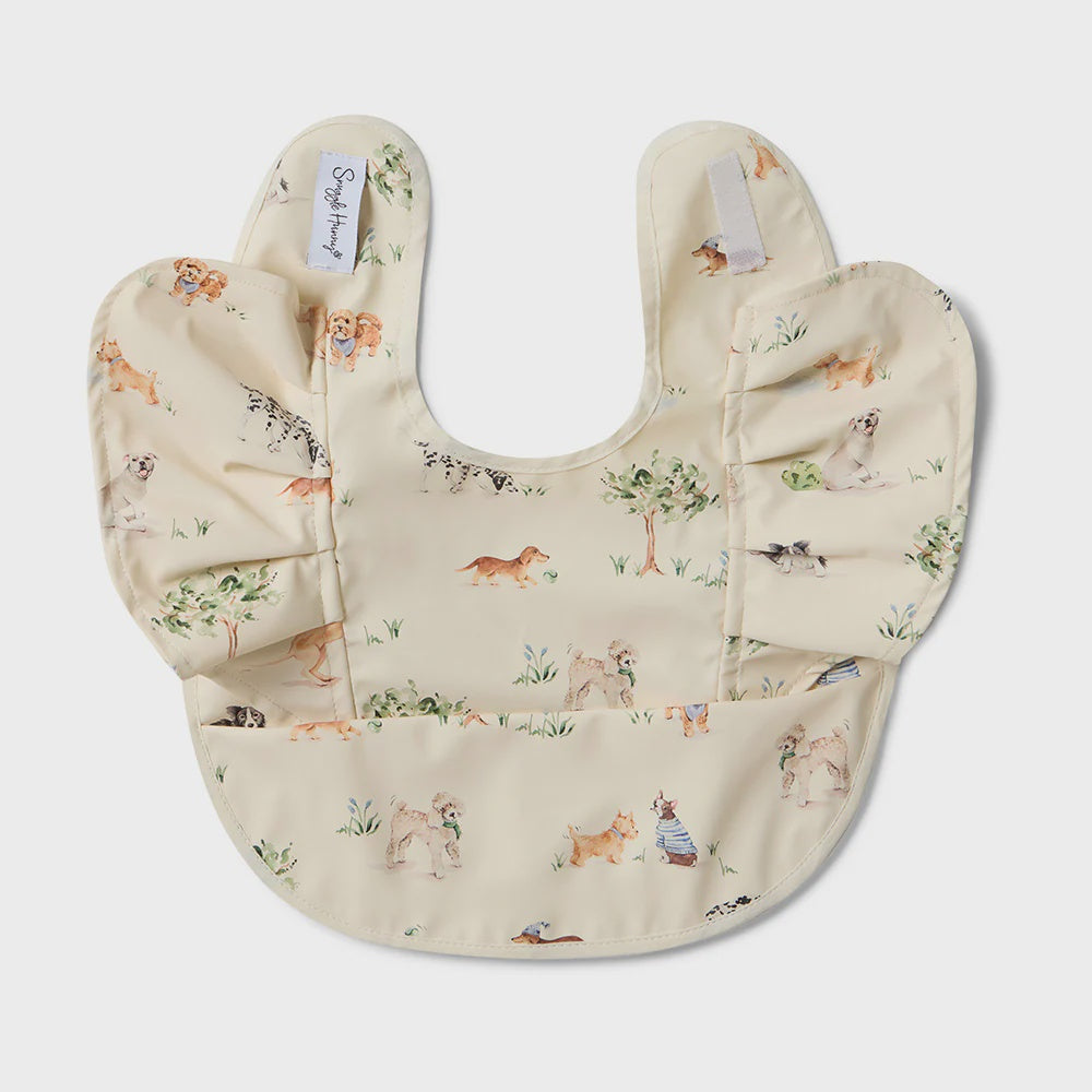 Snuggle Bib with Frill - Dog Park