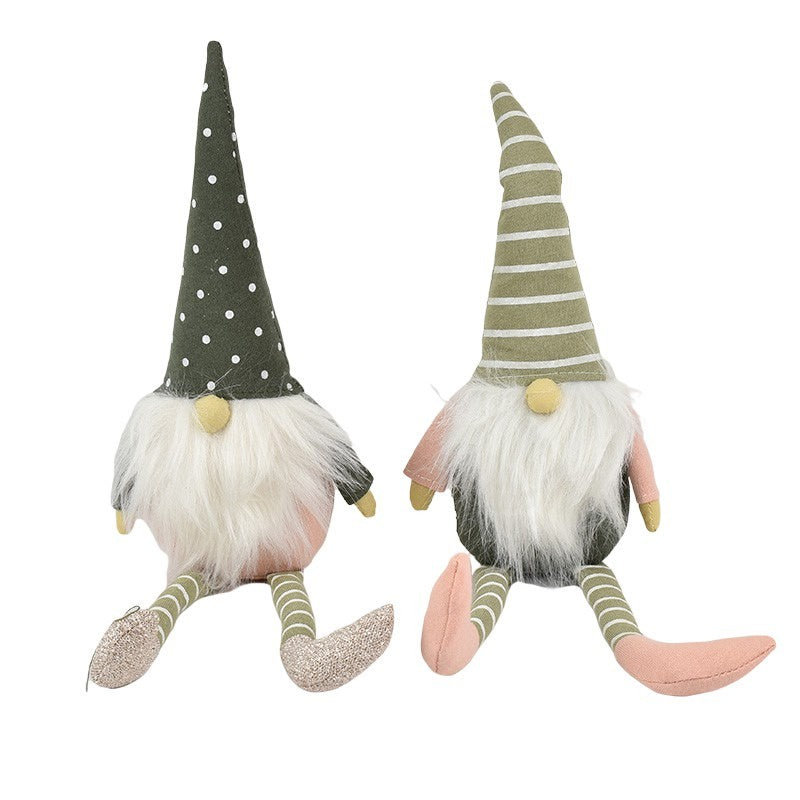 35cm Fabric Dangle Leg Gnome