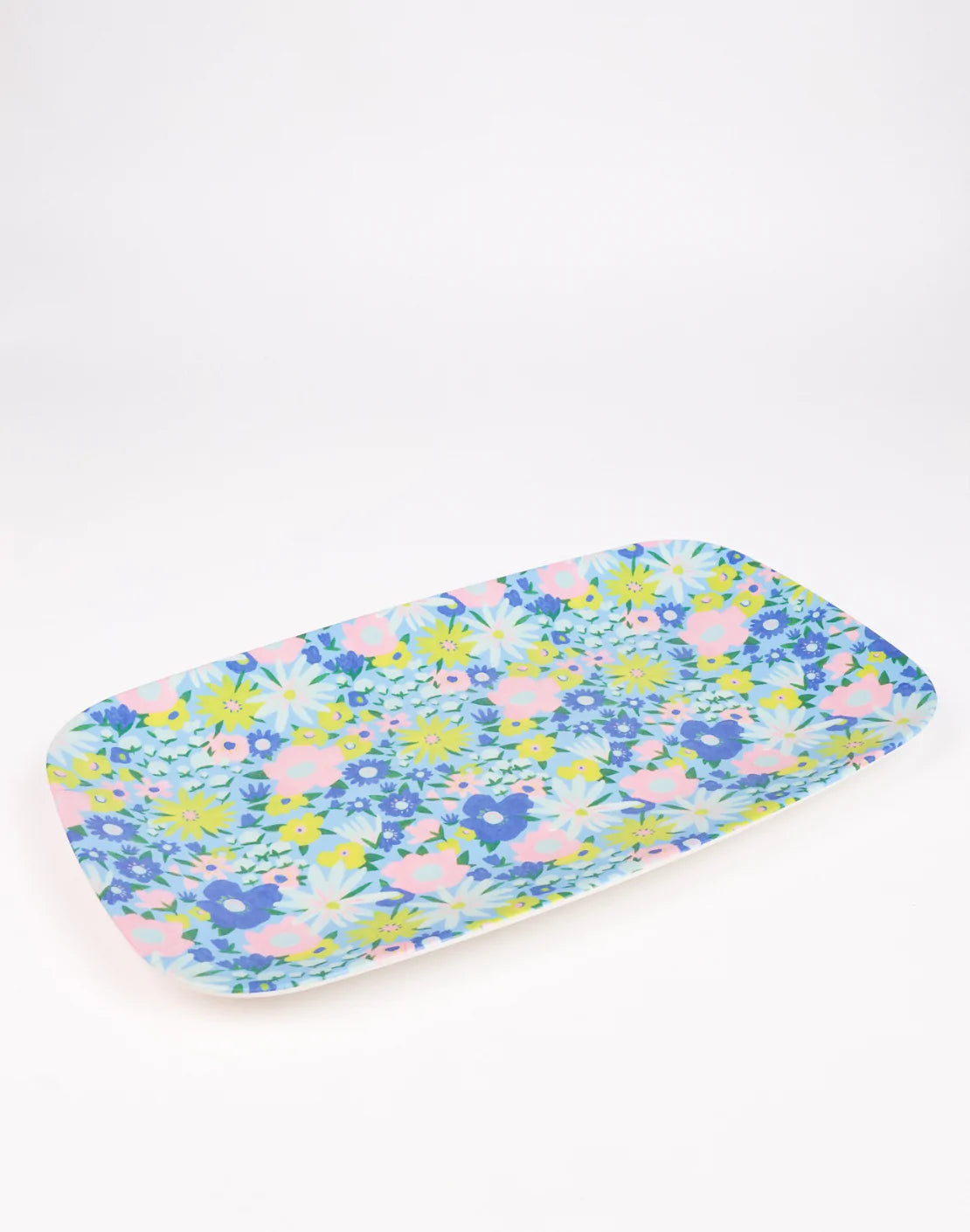 Posy Skies Bamboo Melamine Platter