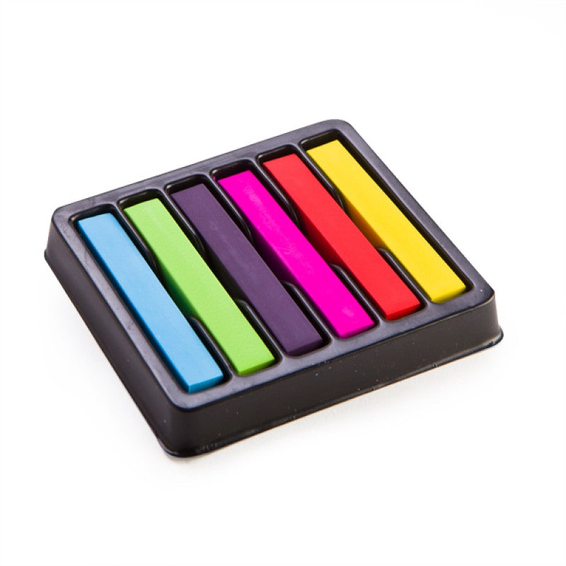 VIBRANT HAIR CHALK 6 COLOURS