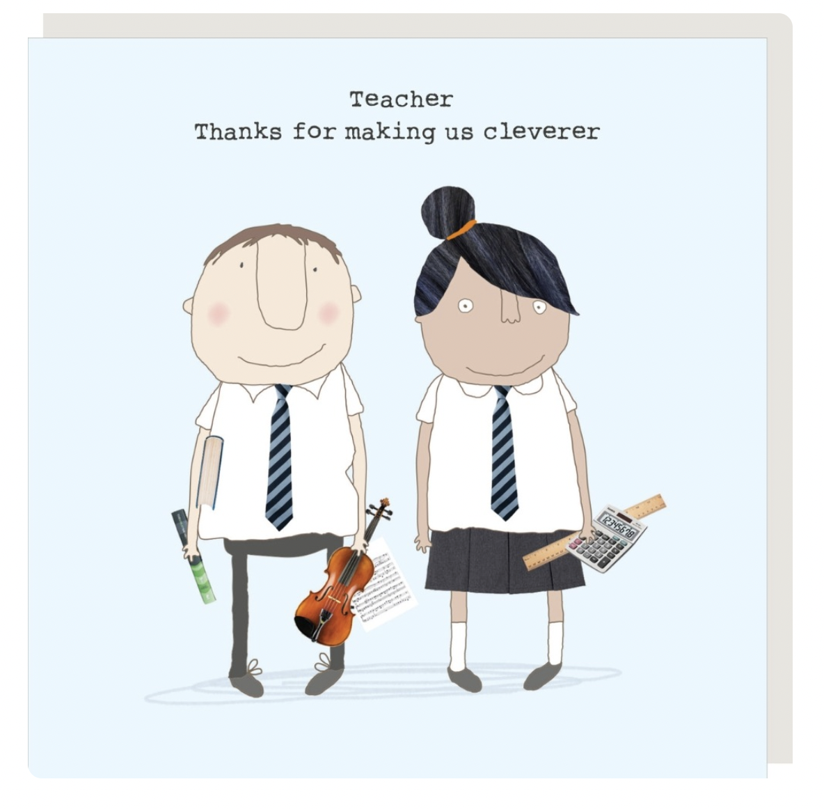 Teacher - Thank You - Greeting Card