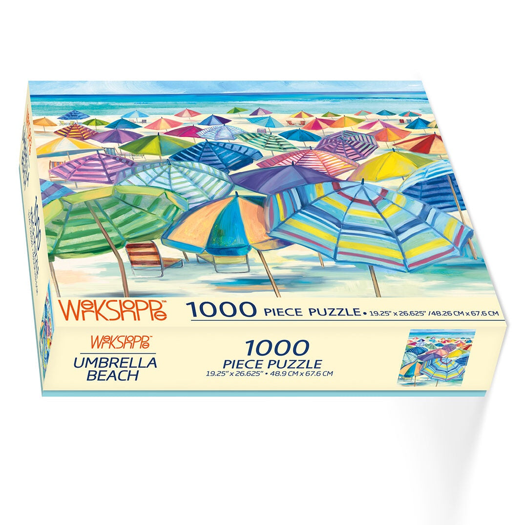 Umbrella Beach Jigsaw Puzzle 1000pce