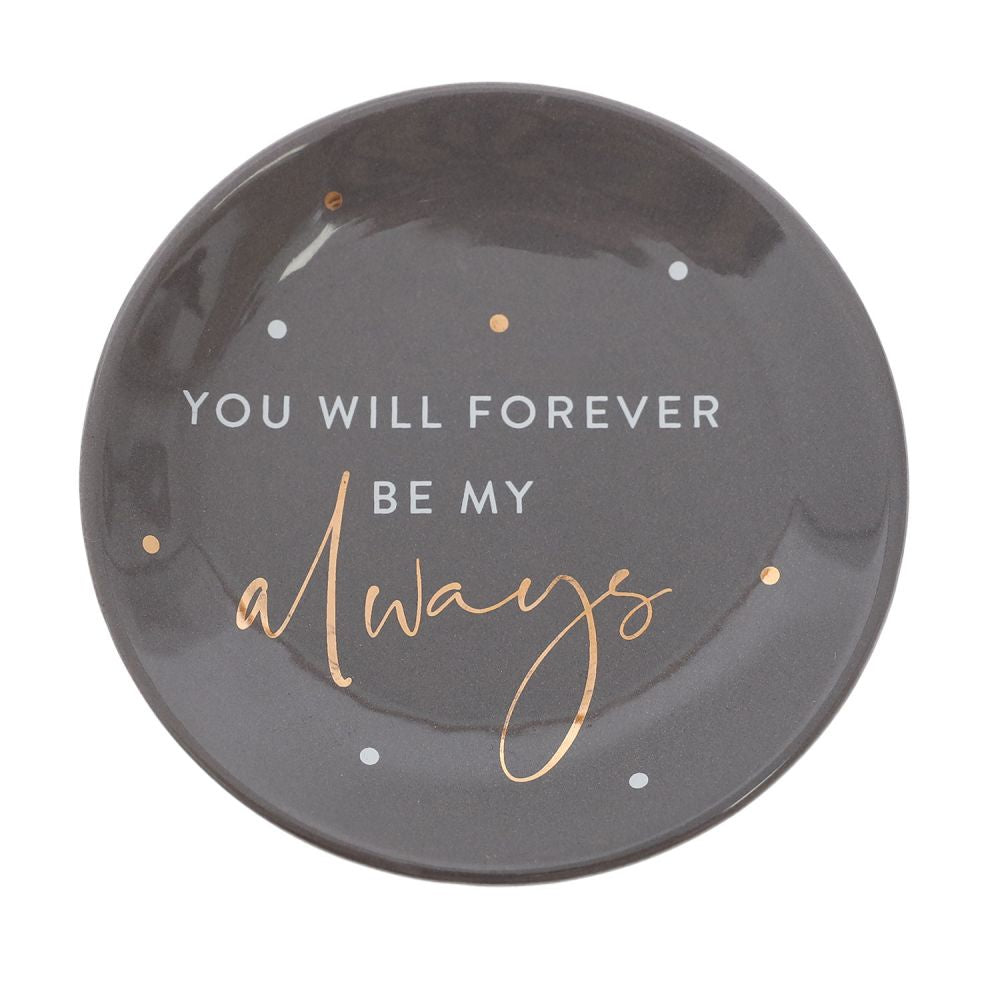 Wedding Always Trinket Plate