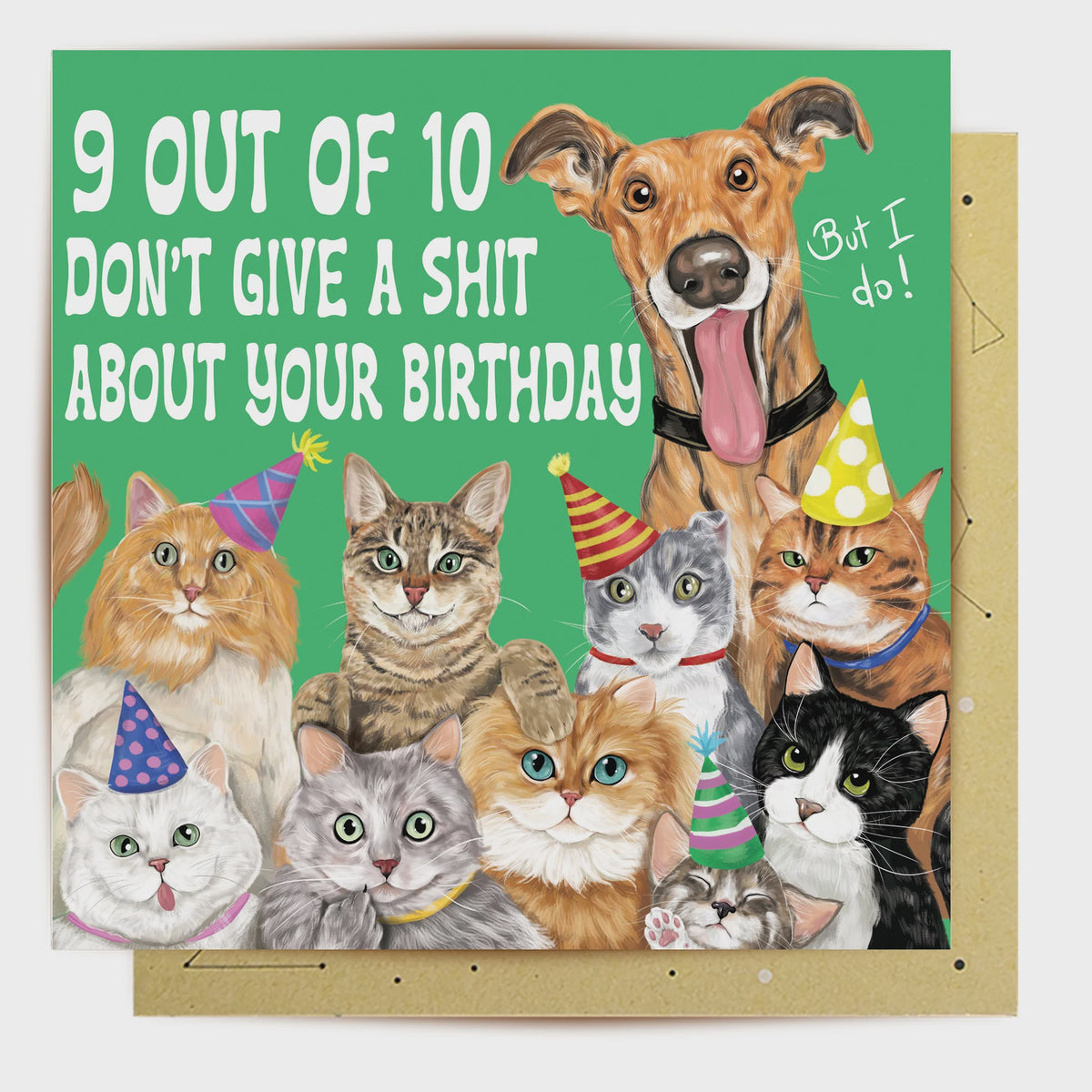 9 out of 10  - Greeting Card