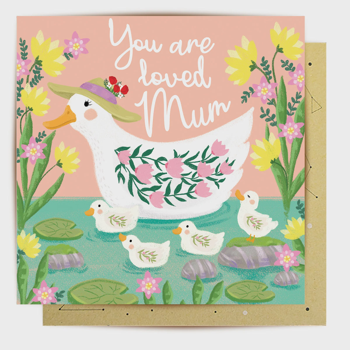 You are loved Mum - Greeting Card