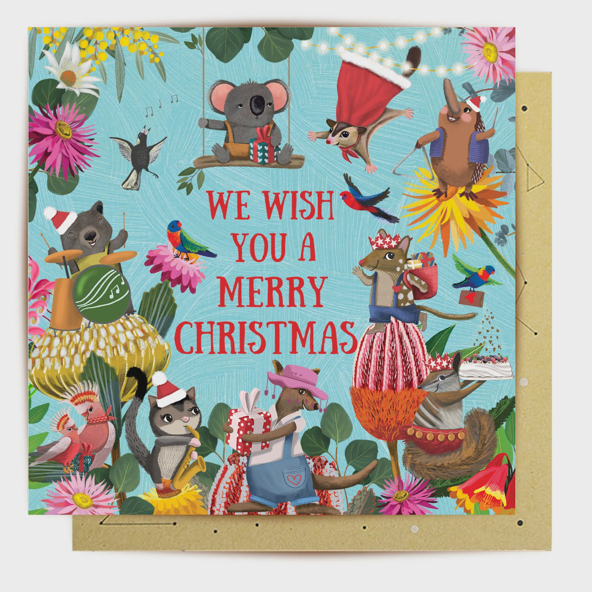 Festive Forest Christmas - Greeting Card