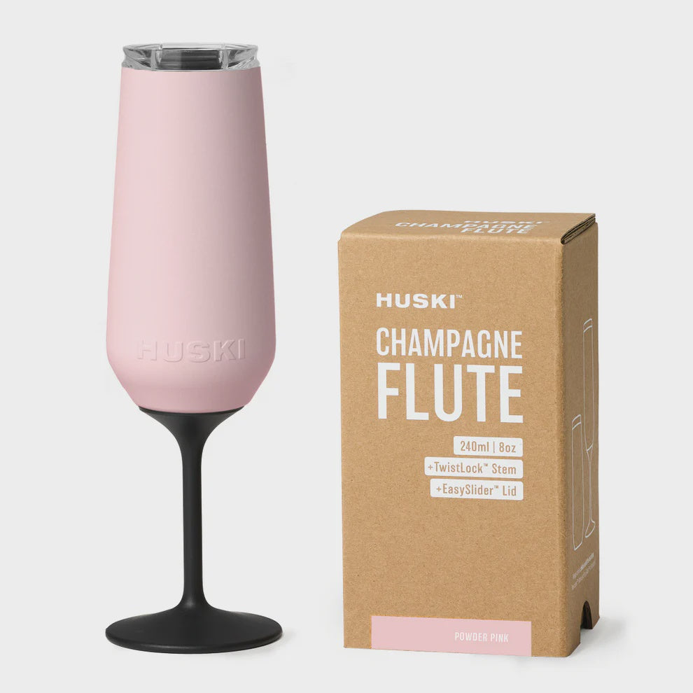 Huski Champagne Flute -  Powder Pink